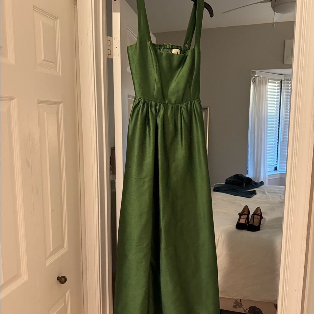 Tuckernuck Green Square-Neck Maxi Dress - Picture 2 of 3